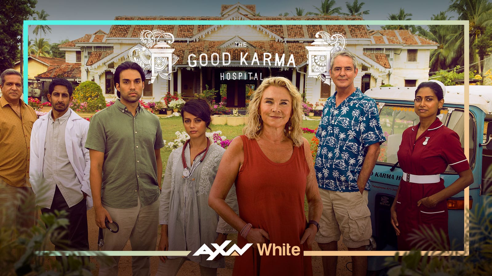 Imagem promocional da série The Good Karma Hospital.